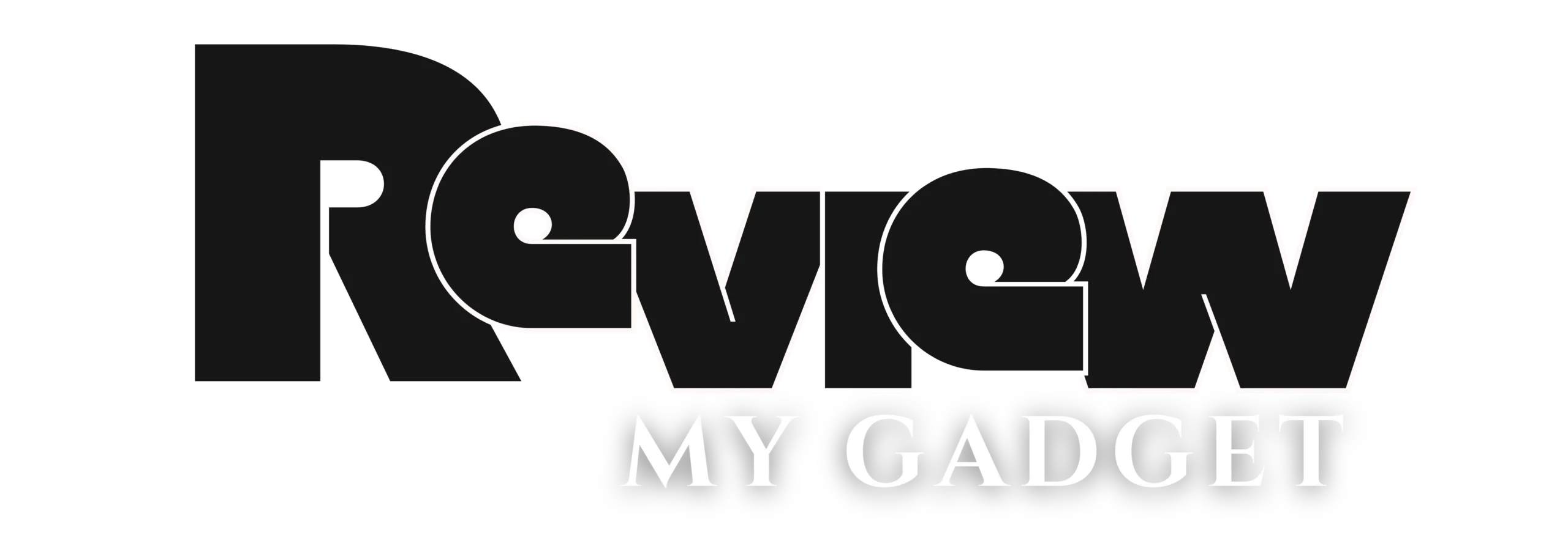 Review My Gadget official logo, which provides smartphone reviews, comparisons, and latest gadget news